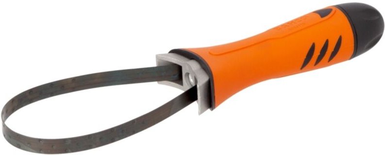 Bahco - BE62110 Ölfilter-Bandschlüssel, Gummigriff, 65 - 100 mm