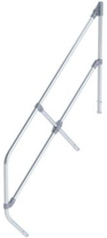 Munk - Günzburger Steigtechnik zweiter Handlauf für Treppe 45° 6 Stufen - 600306