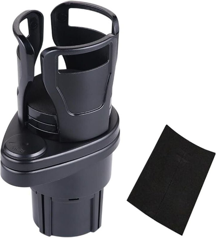 Ahlsen - Auto-Getränkehalter-Erweiterung, 2-in-1-Multifunktions-Getränkehalter, 360-Grad-Doppelbecherhalter, für große W...