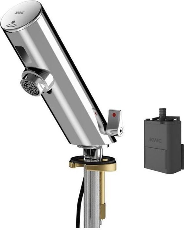 Selbstschluss-Waschtischmischer KWC Professional F3, elektronische Steuerung, Ausladung 100 mm - 2030033388