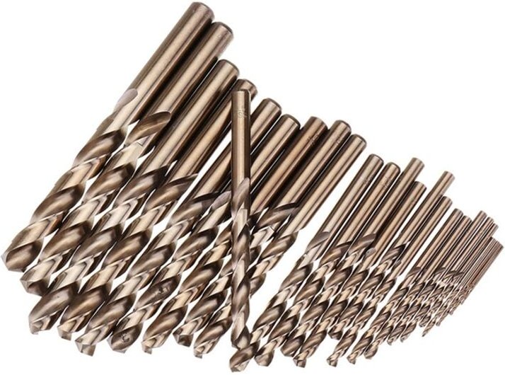 Thumbnail - 1,0–13 mm, kobaltbeschichtete Bohrer, HSS M35, elektrischer Bohrer für Holz, Metall, Stahl, Lochschneider, Holzbearbeitu...