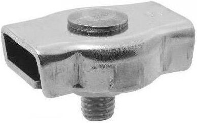 Viso - Flachkabelklemme 1 Schraube verzinkter Stahl Ø2 mm 4 Stück - SCP124SB