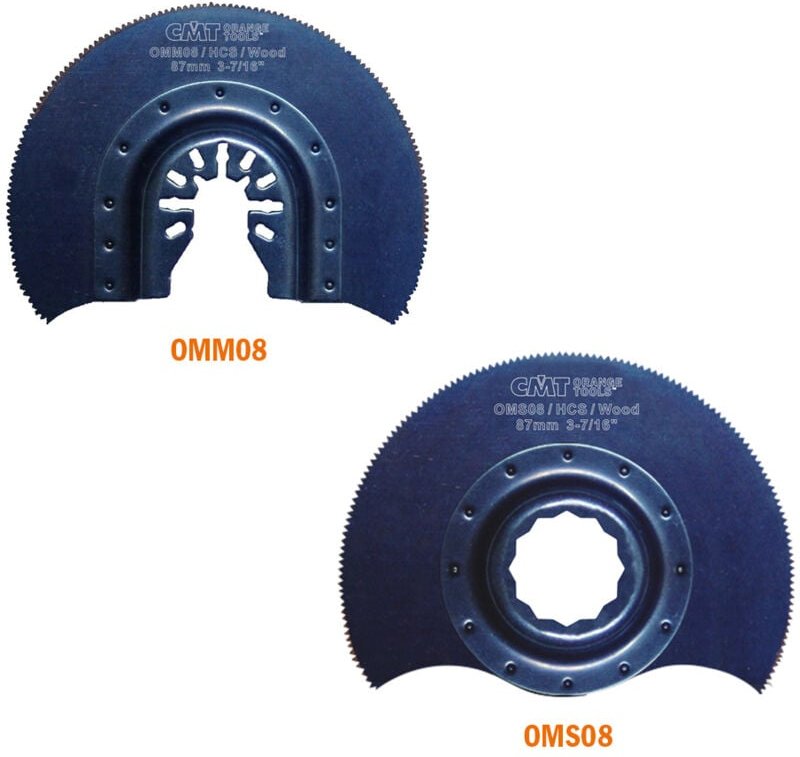 OMM08-X1 HCS SEGMENTIERTES SÄGEBLATT ZUM HOLZSCHNEIDEN D=87mm 18TPI-U