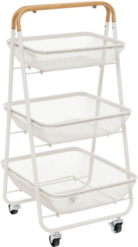 5five Simply Smart - Servierwagen mit rollen mayaj 3 ebenen 48x41,5cm - 5five