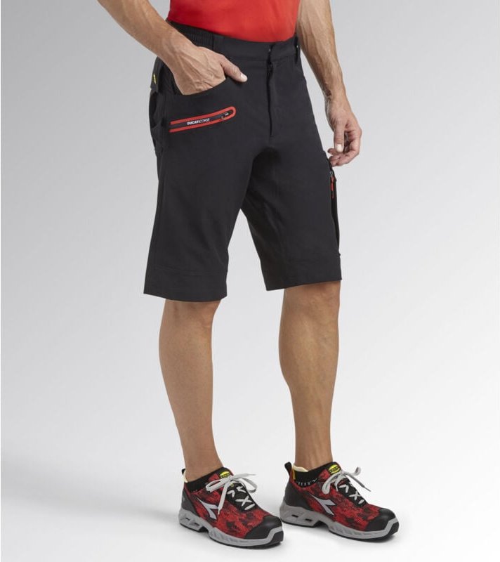 Thumbnail - Diadora - Ducati Arbeitsbermuda - t.m ( 40-42 ) - Schwarz 702.180070-80013 t.m