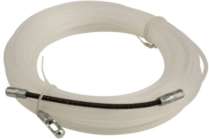 Unitec Einziehwelle Kunststoff, massive Metallendstücke und Suchfeder, 10m