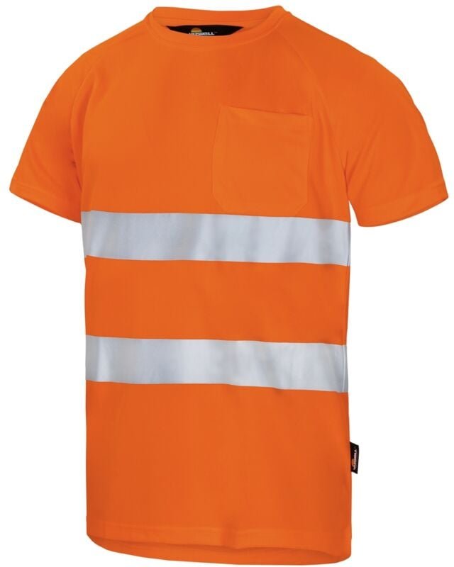 Thumbnail - Triuso Vizwell Warnschutz-T-Shirt VWT1A Gr. 4XL orange