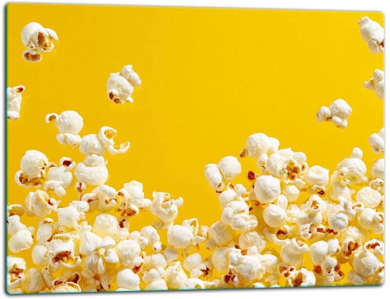 GlassplattenschneideBrett 52x40 Popcorn