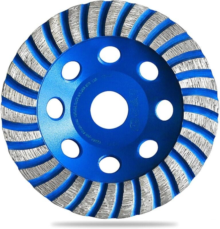 Diamantscheibe 125, Diamantrad zum Schleifen von Beton, 125 mm, für Oberflächen, Zement, Marmor, Granit, Stein, Ziegel, ...