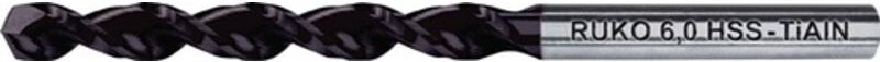 10x Spiralbohrer din 338 tl 3000 TiAlN hss ø 2,5 mm - 258025F - Ruko
