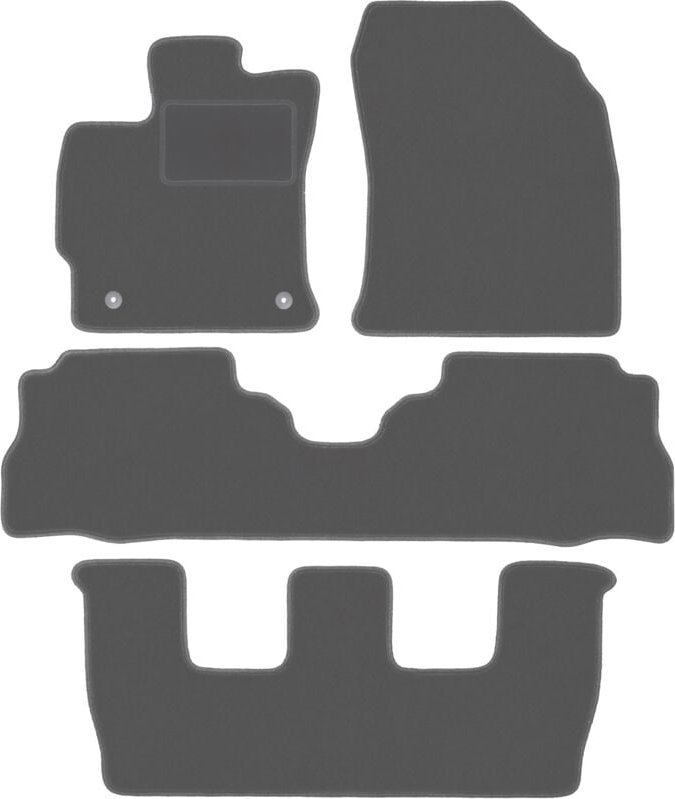 Graphit-Fußmatten für: Toyota Prius III Plus 7-Sitzer (2011-)