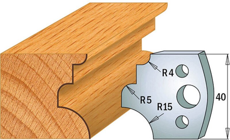 690.129 Paar SP-Messer 40x4mm