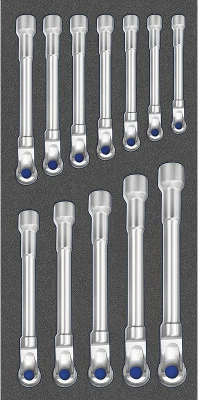 MTS Pfeifenkopfschlüssel, 12-tlg., 8-19 mm (1/3