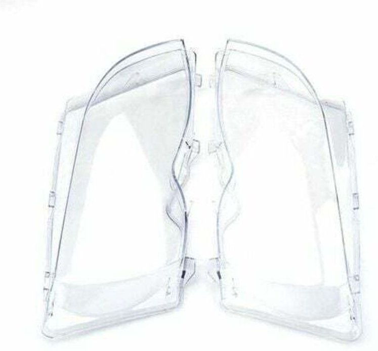 Autoscheinwerferabdeckung, Autoscheinwerfer transparente Glasabdeckung für 3er E46 01-05 Facelift 63126924043, 631269240...
