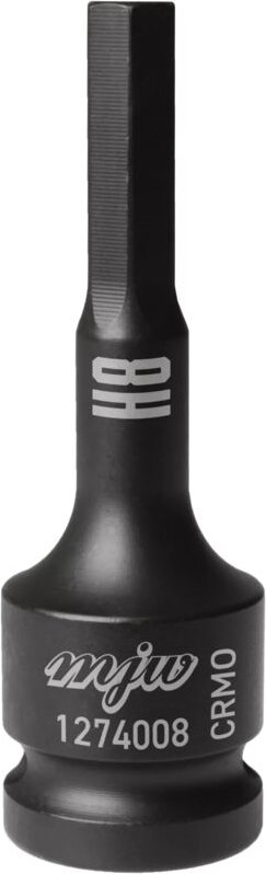 MJW Schaft-Schlagstecknuss 1/2" lang HEX H8