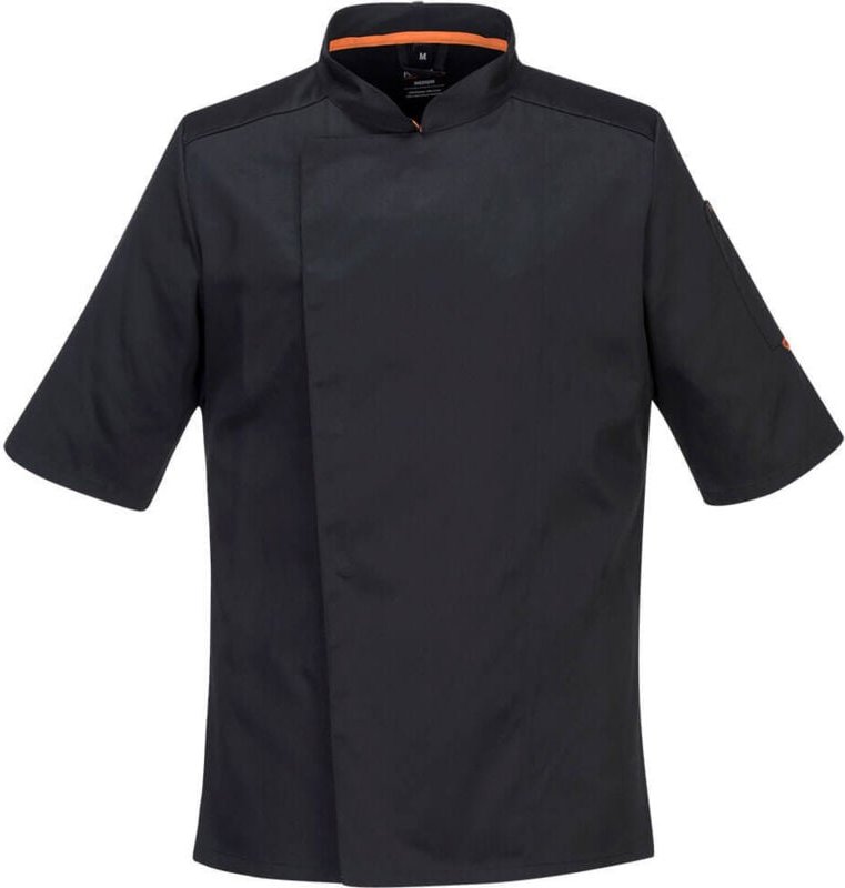 Kochjacke MC Stretch Mesh Air Pro Schwarz XL