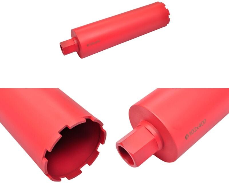 Diamant-Kernbohrer zum Trocken- und Nassbohren 102x400 mm - Trocken- und Nass-Diamant-Kernbohrer - Diamantkernbohrer - H...