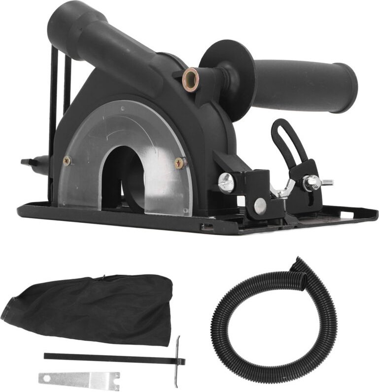 Schneidhalterung Schutzabdeckung für Winkelschleifer, verstellbare Winkelschleifer-Schutzabdeckung für 100 bis 125 mm Wi...