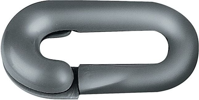 Notglied Kunststoff schwarz 6 mm für Absperrketten
