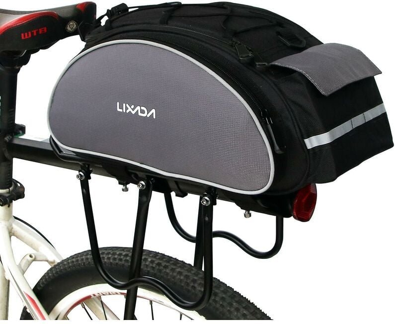 Lixada 13L Multifunktionale Fahrrad-Rücksitztasche für Outdoor-Fahrradfahren, Fahrradträger, Sitztasche für den Kofferra...