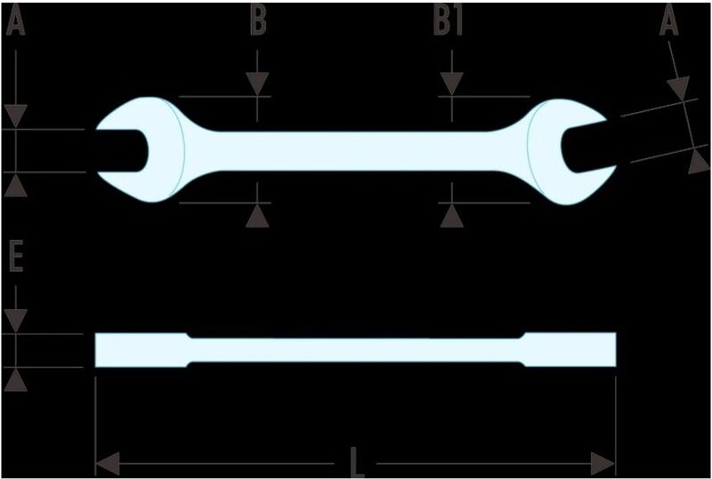 FACOM Maulschlüssel Serie 44 17x19 mm