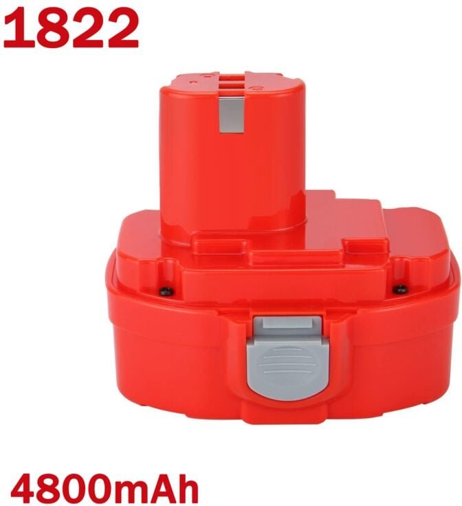 Thumbnail - Pdstation - 18V 4.8Ah ni-mh Ersatzbatterie kompatibel mit Makita 1822 PA18 1823 1834 1835 192826-5 192827-3 192829-9 193...