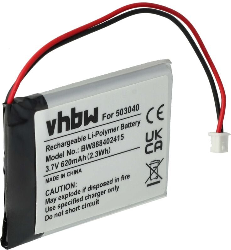 Vhbw - Akku kompatibel mit Anki Vector (620mAh, 3,7V, Li-Polymer)