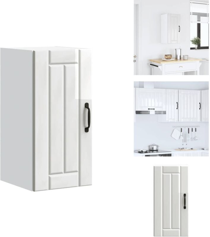 Küchen-Hängeschrank Lucca Hochglanz-Weiß Holzwerkstoff - Küchen-Wandschrank - Küchen-Wandschränke - Wandschrank Küche - ...