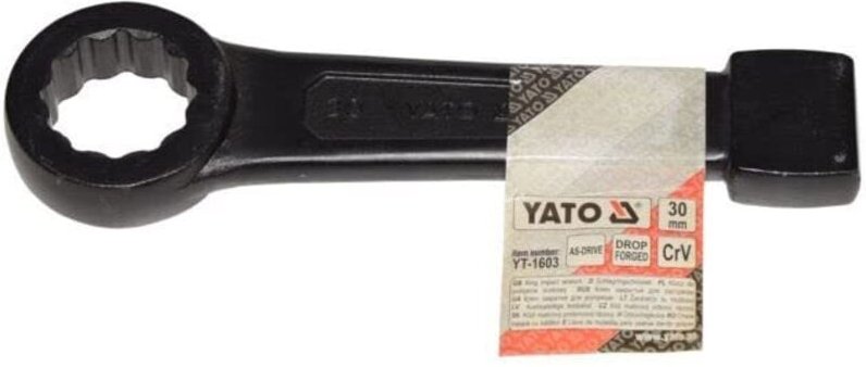 Yato YT-1603, Schlüsselring de Schlag de Schlag de 30 mm, ideal für schwere und industrielle Anwendungen.