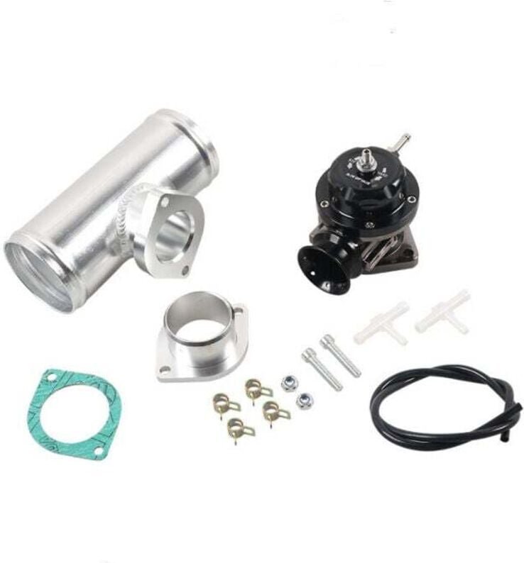 Kit valvola anodizzata dura Ride On per turbocompressori universali in alluminio tipo rs per aumentare il flusso d'aria