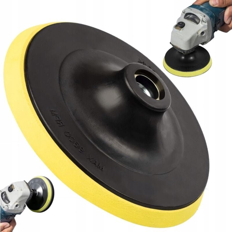 FLEXIBLE SCHEIBE 100 mm MIT KLETTVERSCHLUSS FÜR SCHLEIFSCHEIBEN FÜR WINKELSCHLEIFER