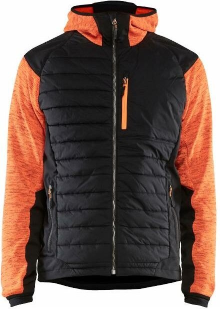 Thumbnail - Blaklader - Hybridjacke t.m - orange fluo/noir - 593021175399-M