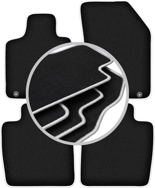 CARLUX-SILVER Autofußmatten für: DS. 9 Limousine (2020-)
