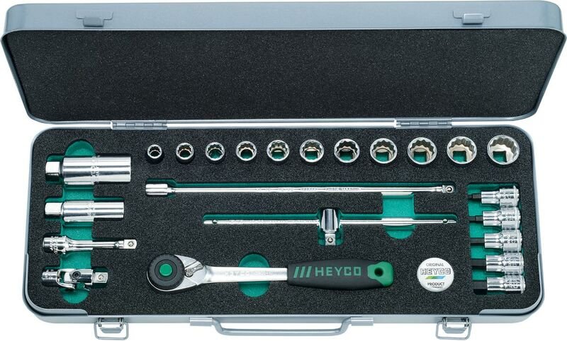 44-0010-M Steckschlüssel-Garnitur, 3/8', 23-tlg.