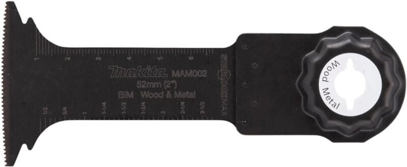 Thumbnail - Eintauchsägeblatt BiM, 52 mm 52 x 80 mm • sarlock max • Holz, Holz mit Nägeln, Gipskarton - Makita