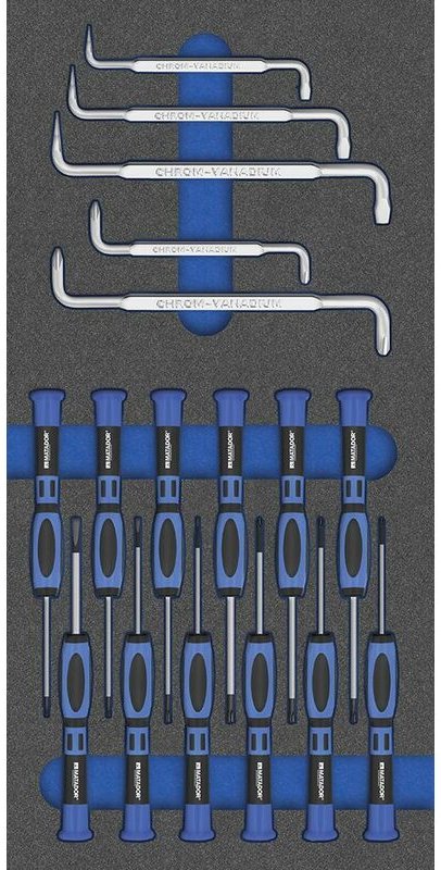 Mts Elektr.-Schraubendreher, 17-tlg., (1/3
