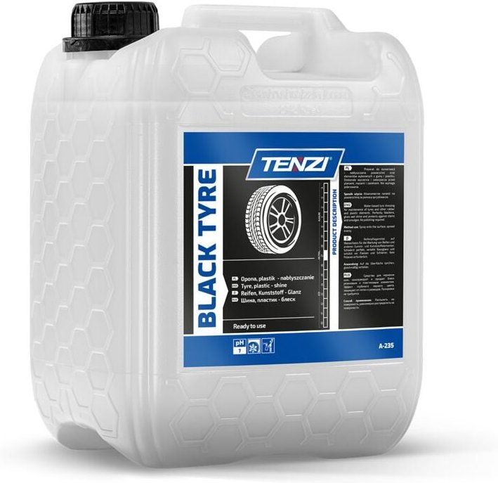 Schwarzer Reifen 5l