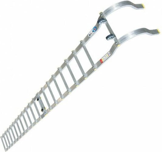 Dachleiter 3.85m mit Haken (1 Leiter 2.30m + 1 Verlängerung 1.55m) - ECHTOIT/385/E25