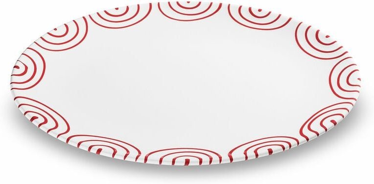 Gmundner Keramik Rotgeflammt, Platte oval (33x26cm)