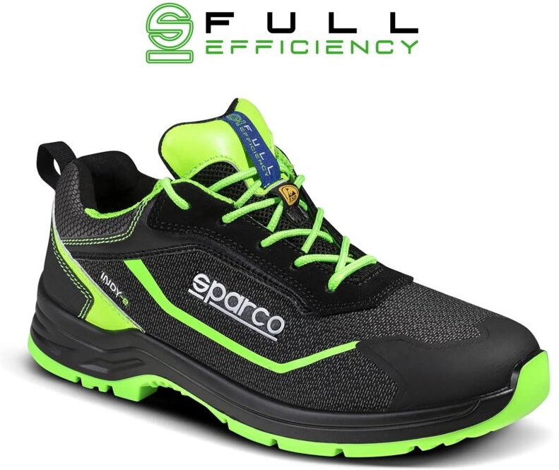 07540NRVF Sicherheitsschuh Indy Forester S1PS sr fo Grün/Schwarz 44 - Sparco