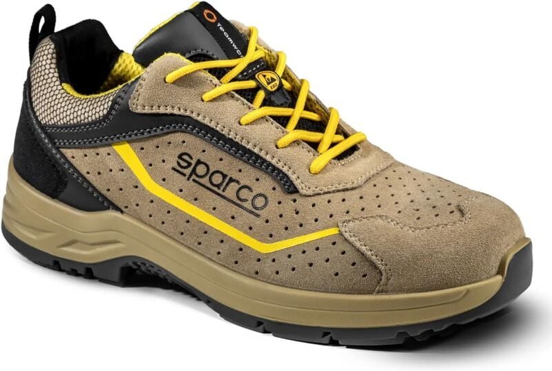 Thumbnail - Sparco 07538TAGI Indy Colton ESD S1PS SR Sicherheitsschuh, Tan/Gelb, 46