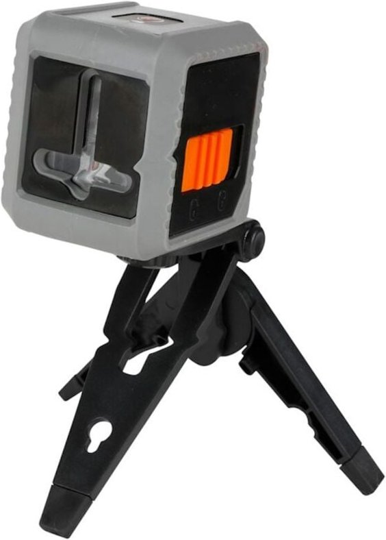 Buri - Kreuzlinienlaser mit Dreibein-Stativ Linien Laser Wasserwaage selbstnivellierend