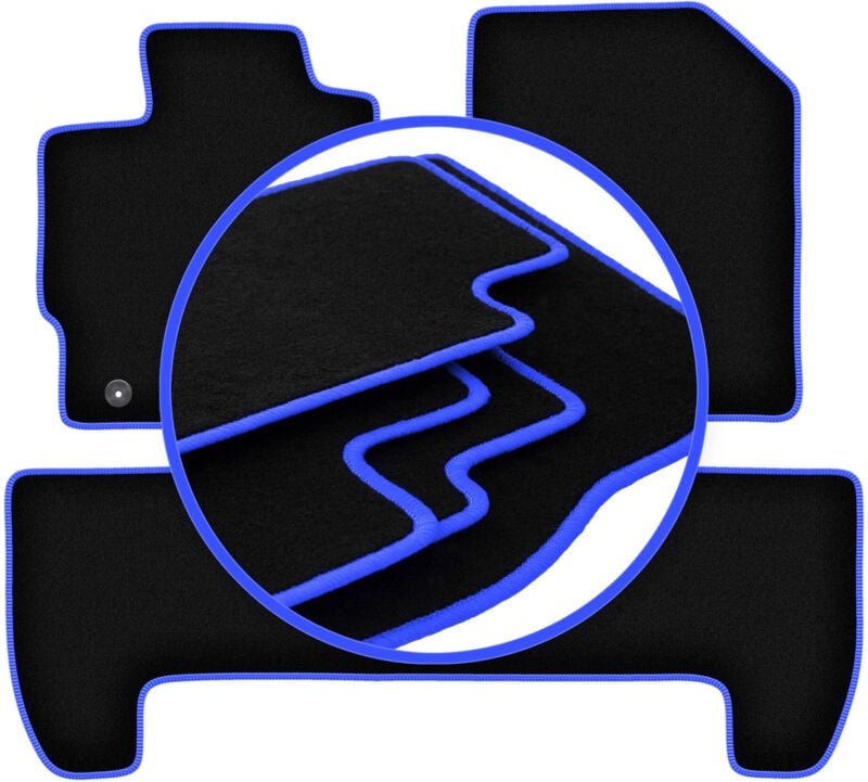 CARLUX-BLUE Auto-Fußmatten für: Toyota Urban Cruiser Fließheck (2008-2014)