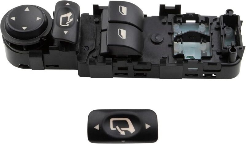 Ersandy - Faltbarer Druckknopf-Fensterheberschalter für C4 04–11 6554.HE 6554HE 9651464277