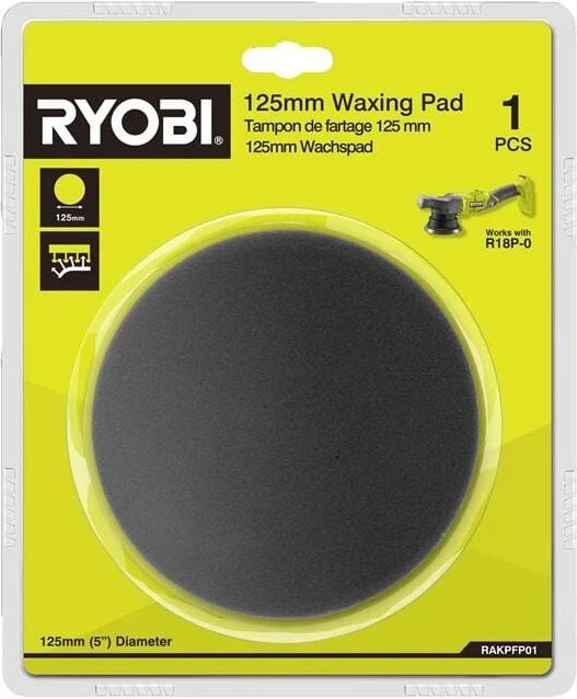 RAKPFP01 Universalschwamm ø 125 mm Klett-Auftragspolierer R18P - Ryobi