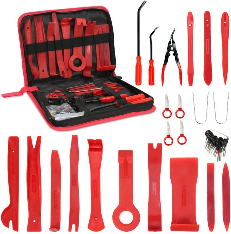 SWANEW Auto Demontage Werkzeuge Innenraum Verkleidungs,40tlg Car Audio, DVD und Nevigation Tool zum Entfernen von Car Pa...