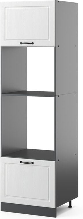 Vicco - Mikrowellenschrank R-Line, Weiß Landhaus, 60 cm