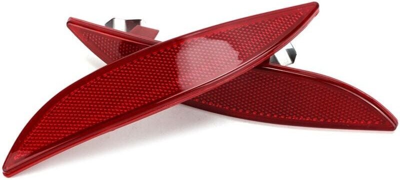 Jusch - 1 paar Hinten Stoßstange Reflektoren 265650004R Ersatzteile für Megane iii Fluence Hinten Stoßstange Reflektor E...