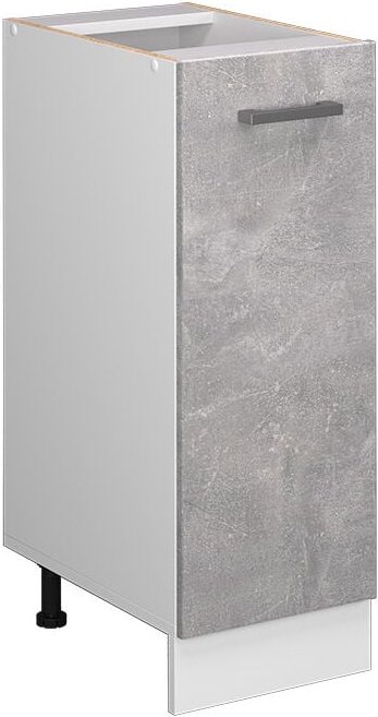 Vicco - Apothekerschrank R-Line, Beton, 30 cm ohne Arbeitsplatte