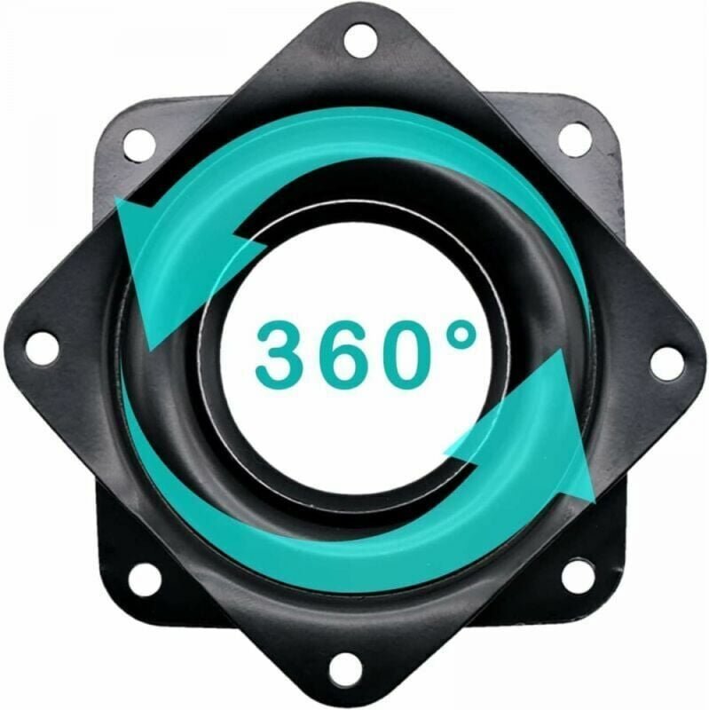 4er-Pack Drehteller aus Metall, 360-Grad-Schwenkplatte, Kugellager, Drehständer für Tisch, Stuhl, Sofa, Fernseher